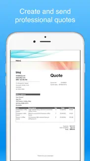 job quote maker - invoice + iphone images 1