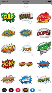 comic exclamation sticker pack iphone images 2