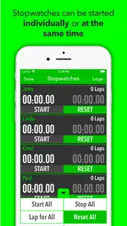 best multi stopwatch lite iphone capturas de pantalla 4