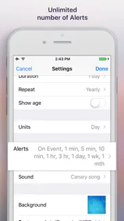 reminder & countdown pro iphone images 4