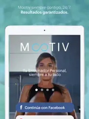 mootiv - entrenador personal ipad capturas de pantalla 1