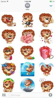 king leo,stickers for imessage айфон картинки 2