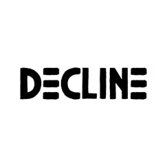 decline stickers logo, reviews