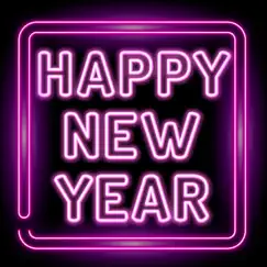happy new year neon stickers logo, reviews