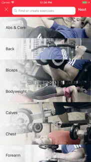 mytraining - bodybuilding gym iPhone Captures Décran 4