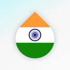 learn hindi language by drops logo, reviews