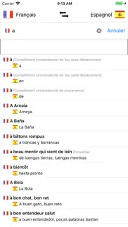 espagnol-français iPhone Captures Décran 4