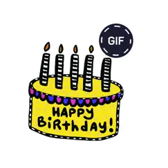 happy birthday gif animated logo, reviews