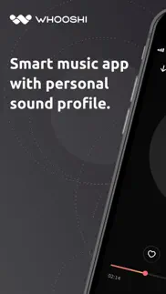 whooshi personal audio player iPhone Captures Décran 1