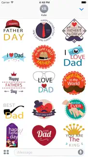 happy father's day sticker iphone images 1
