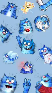 blue cat emojis iphone images 1