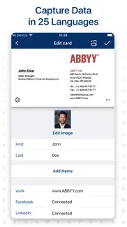 ≡ business card reader pro iphone resimleri 2