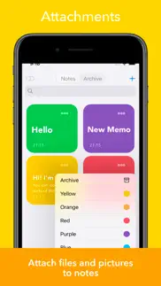 memo sticky notes + widget iphone images 1
