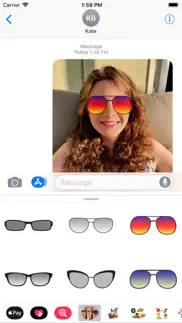 stickers lunettes de soleil iPhone Captures Décran 1