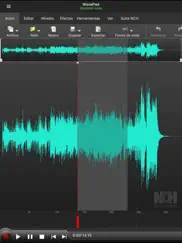 wavepad, editor de audio iPad Captures Décran 2