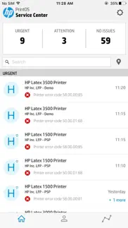 hp printos service center iphone capturas de pantalla 1