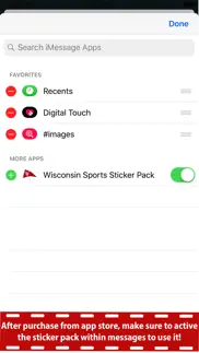 wisconsin sports sticker pack iphone images 3