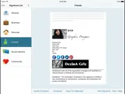 email signature ipad edition iPad Captures Décran 2