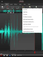 wavepad music and audio editor iPad Captures Décran 3
