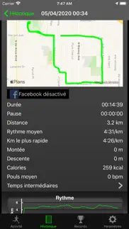 fitmeter run - gps tracker iPhone Captures Décran 4