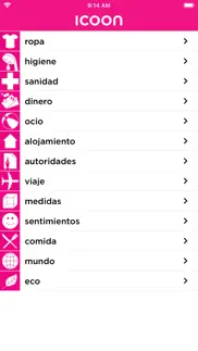 icoon diccionario illustrado iphone capturas de pantalla 1