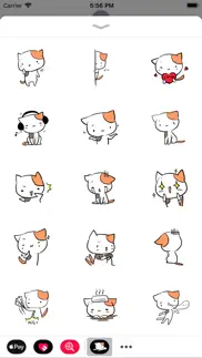 mi-ke the cat stickers iphone images 1