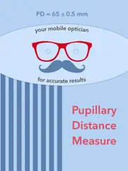 pupillary distance measure iPad Captures Décran 4