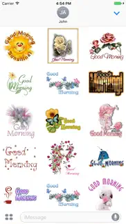 good morning & night stickers iphone images 1