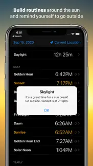 skylight - solar widgets iPhone Captures Décran 3