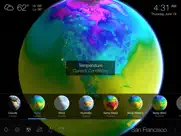 living earth - clock & weather ipad images 3
