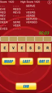 word warp - a word puzzle game iphone images 4
