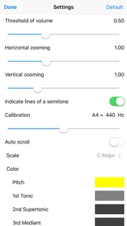vocal pitch monitor iphone capturas de pantalla 2