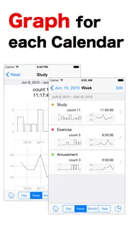 logcalendar - time tracker iPhone Captures Décran 3