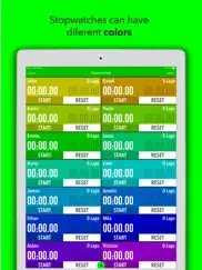 best multi stopwatch pro ipad capturas de pantalla 2