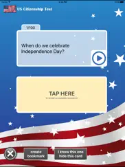 us citizenship test study app ipad bildschirmfoto 3