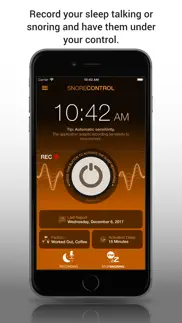 snore control pro iphone resimleri 1