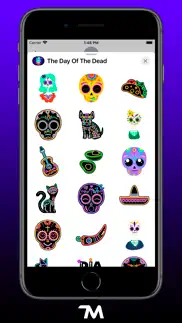 the day of the dead stickers iphone images 2