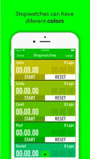 best multi stopwatch lite iphone capturas de pantalla 2
