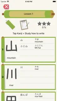 kanji123 - learn basic kanji iphone images 2