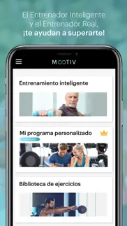 mootiv - entrenador personal iphone capturas de pantalla 3