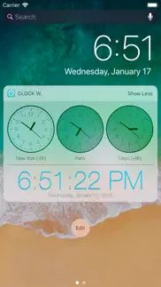 clock widget iphone images 2