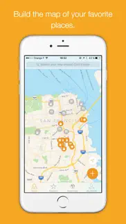pyfl - favorite places map iphone capturas de pantalla 1