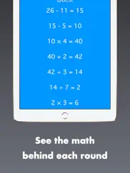 mental math - quick math game ipad images 4