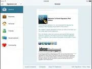 email signature ipad edition iPad Captures Décran 1