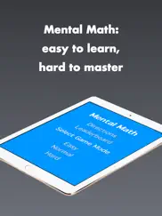 mental math - quick math game ipad images 1