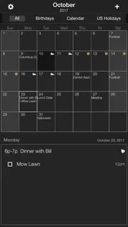 midnight - the grid calendar iphone images 1
