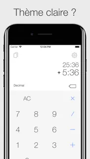 calculatrice à heures premium iPhone Captures Décran 2