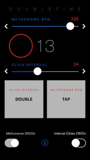 doubletime metronome iphone capturas de pantalla 3