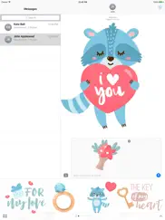 best raccoon - valentine love ipad images 1