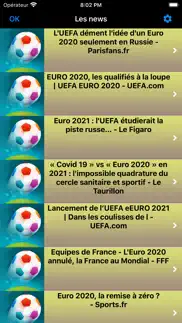 euro football 2020 en direct iPhone Captures Décran 4